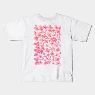 pink cherry blossoms Kids T-Shirt